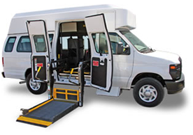 Commercial ADA Wheelchair Van